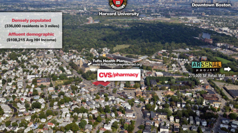 CVS Watertown, MA Aerial Photo