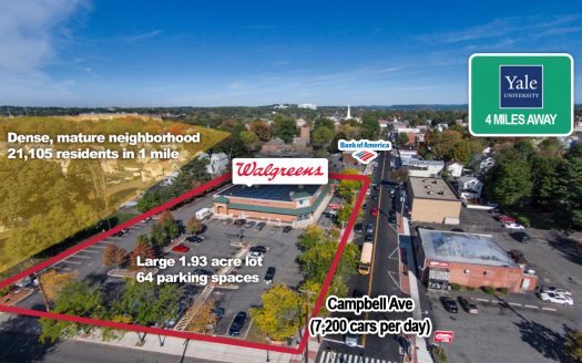 West Haven, CT Walgreens Aerial