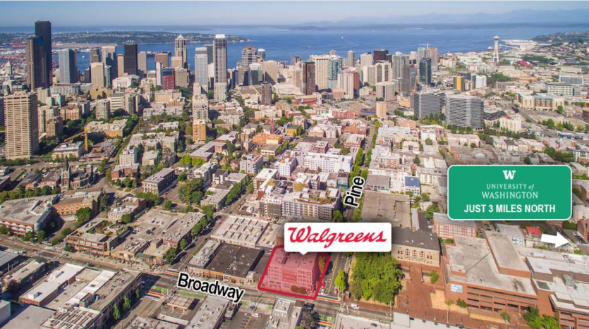 Seattle, WA Walgreens Aerial Photo