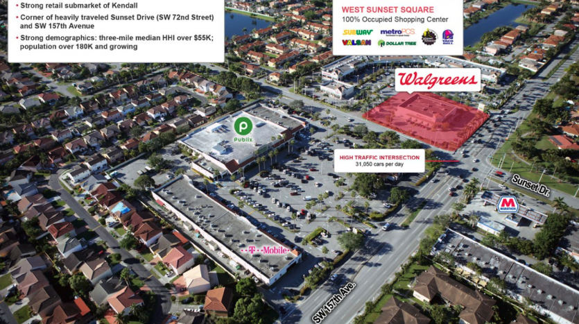 Miami, FL Walgreens Aerial Photo