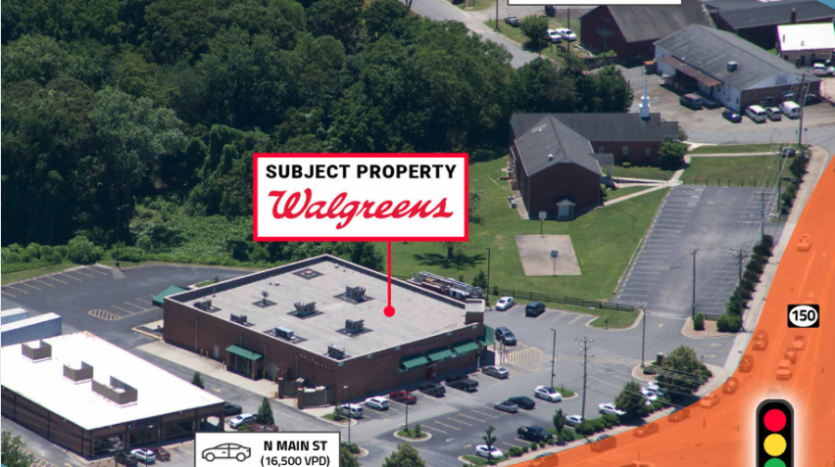 Kernersville, NC Walgreens Aerial 2