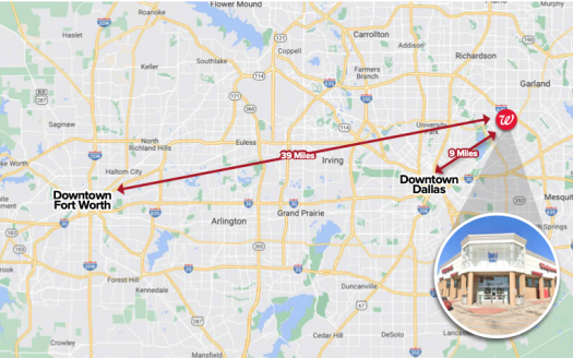 10+ Year Walgreens in Tax-Free Texas