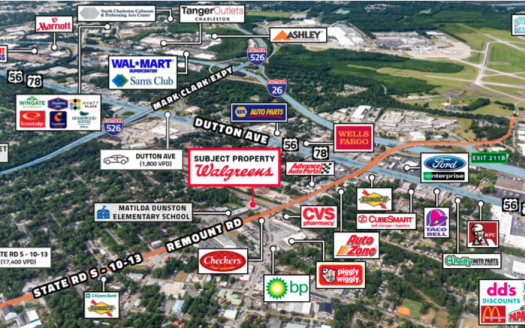 11+ Year NNN Walgreens in Charleston, SC