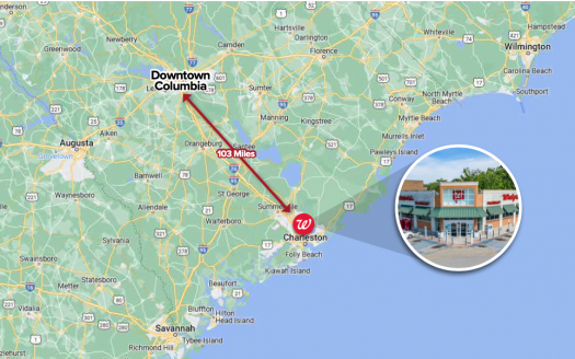 11+ Year NNN Walgreens in Charleston, SC