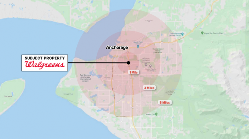 Regional Map of Anchorage, AK